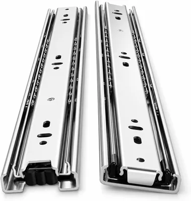 Produktbild von STOLMET Schubladenschienen Vollauszug 300 mm, 1 Paar (2 Stück), kugelgelagert, 45 kg, seitliche Montage