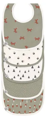 Produktbild von Lässig Little Forest, Einfaches/regelmäßiges Lätzchen, Grün, Weiß, Unisex, Baby (0 - 2 Jahre), 3 Monat( e), 18 Monat( e)