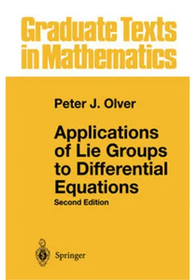 Immagine prodotto di Applications of Lie Groups to Differential Equations