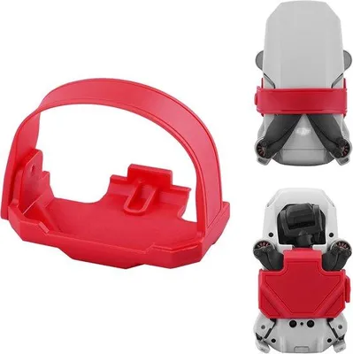 Produktbild von Propellersteunbeschermbanden für DJI Mini 4K, Mini 2 SE, Mini 2, Mavic Mini, rote Blattbeschützer mit schneller Verlader und Stabilisatorhalter