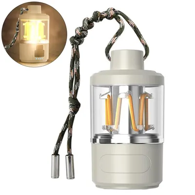 Produktbild von Campinglampen, wiederaufladbare Zeltlampe, tragbare magnetische Camping Laterne, wasserdicht, für Notfälle/Autoreparaturen/Wandern/Angeln
