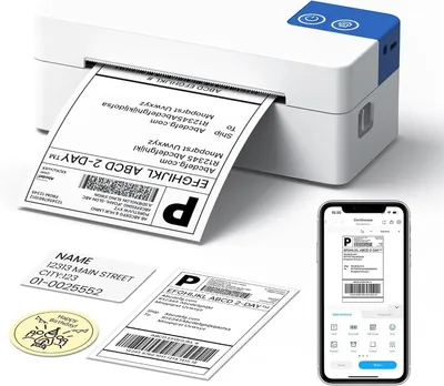 Immagine prodotto di Stampante di etichette termica Bluetooth, portatile, formato 4 x 6 pollici