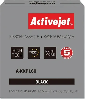 Produktbild von Activejet A-KXP160 Farbband (Ersatz für Panasonic KXP160; Höchste; 3.000.000 seiten; schwarz)