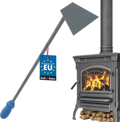 Image de KOTARBAU® Grattoir pour poêles Chauffage central pour charbon Cendres