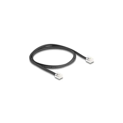 Produktbild von Delock Telefonkabel RJ11 Stecker zu RJ11 Stecker schwarz 1 m