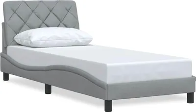 Zdjęcie produktu dla VidaXL 3310566, Szary, 95 cm, 2,08 m, 74,5 cm, 900 x 1900 mm, 1 szt.
