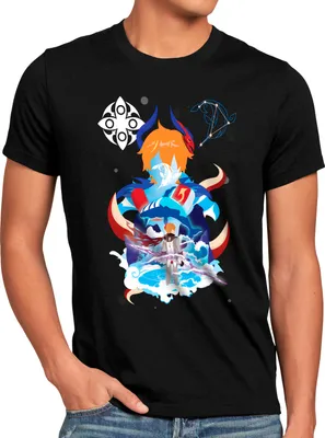 Produktbild von BaumwolleCloud Harbinger Herren T-Shirt genshin fantasy teyvat
