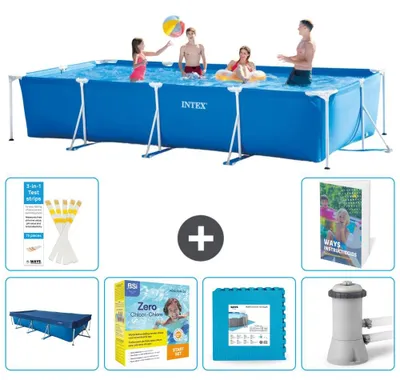Immagine prodotto di Piscina fuori terra rettangolare - 450x220x84 cm - composta da 5 elementi, modello S44