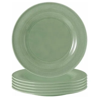Produktbild von Seltmann Weiden Beat Salbeigrün Speiseteller 27,5cm 6er Set