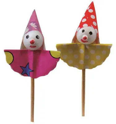 Produktbild von Clownpicker 8.5cm 100 Stück Packung
