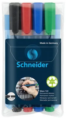 Zdjęcie produktu dla Marker permanentny 133 różne 4 sztuki w opakowaniu po 10 sztuk