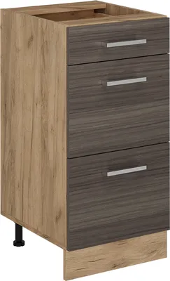 Obrázok produktu pre Kuchynská spodná skrinka Vicco R-Line Ušľachtilá šedá 40 cm so zásuvkami, bez pracovnej dosky, Model 53804