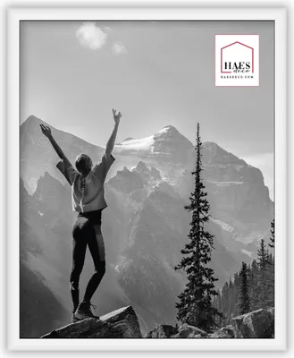 Obrázek produktu pro Haes Deco EF12W Easy Frame Plastový rámeček na fotografie, bílý, 20 x 25 cm
