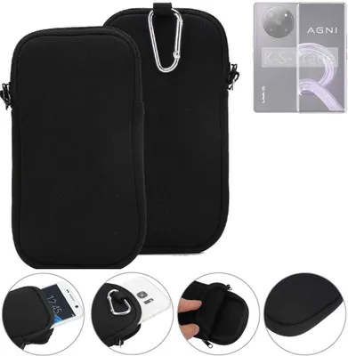 Produktbild von K-S-Trade Neopren-Hülle Handyhülle kompatibel mit Lava Agni 2 Schutzhülle Neoprenhülle Sleeve Schutz-Hülle Gürtel Tasche Case Holster