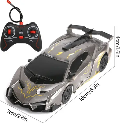 Obrázek produktu pro 1/28 RC auto na stěnu, vzdělávací, interaktivní, dobíjecí, elektrické, dálkově ovládané, driftovací triky pro děti i dospělé