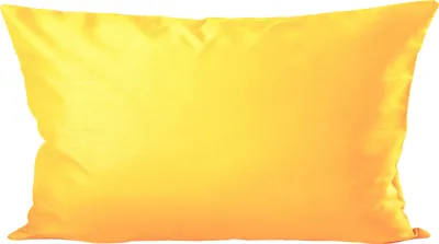 Produktbild von Kissenhülle Wildseide Optik uni 40x80 cm sonnen gelb