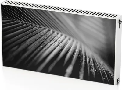 Produktbild von Nahaufnahme Eines Blattes – Magnetische Heizkörperabdeckung – 110x60 cm – Magnet Heizkörperabdeckung – 3D Würfel – Heizkörperverkleidung – Magnetische Wandverkleidung – Wetterfest