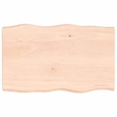 Produktbild von vidaXL Tischplatte 80x50x(2-6) cm Massivholz Unbehandelt Baumkante