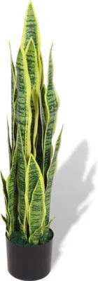 Produktbild von Künstliche Sansevieria Bogenhanf mit Topf 90 cm Grün