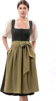 Obrázek produktu pro Dirndl šaty bavorská dámská s zástěrou Kelliar  70 cm 36