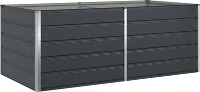Produktbild von Pflanzkübel Anthrazit 195 x 100 x 75 cm Verzinkter Stahl