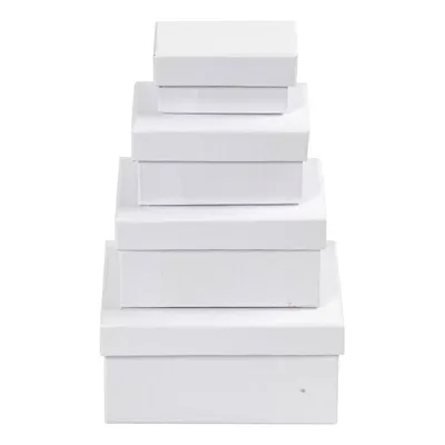Image de Creativ Company 264050 Creativ Company Geschenkboxen-Set weiß