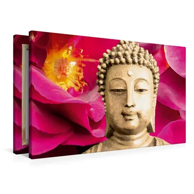 Produktbild von Calvendo  Textil-Leinwand 90 cm x 60 cm quer Lieblicher Buddha, Sattler Heidemarie; 7299819