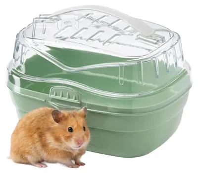 Image de Cage de transport Ferplast pour hamsters et autres petits rongeurs, modèle Aladino Small, idéale pour les voyages