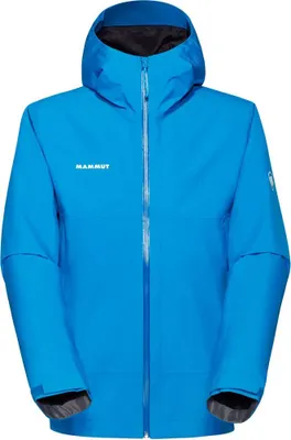 Hardshelljacke in Blau; Treeline HS Hooded Jacket von Mammut; für Herren; mit Kapuze und Reißverschluss.