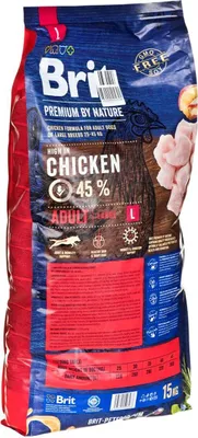 Produktbild von Brit 8595602526468, Adult, Groß (26-44 kg), Huhn, 15 kg