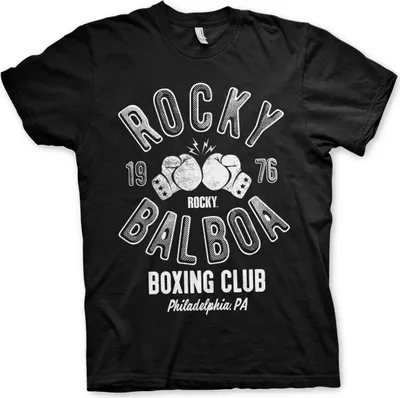 Produktbild von Rocky Balboa Boxing Club T-Shirt - Large - Black
