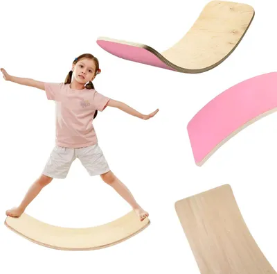 Zdjęcie produktu dla Deska do balansowania Lama Smile - różowa