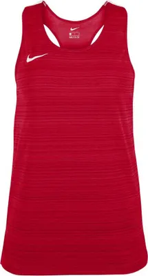 Image de Nike Stock Dry Miler T-Shirt sans manche Rouge XS Femme Rouge XS