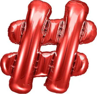 Produktbild von Folienballonschild '' '', 35cm, rot