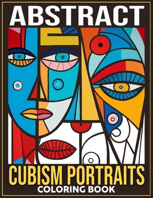 Immagine prodotto di Kunstbuch - Abstrakte Portraits - Farbige Seiten - Für alle Altersgruppen