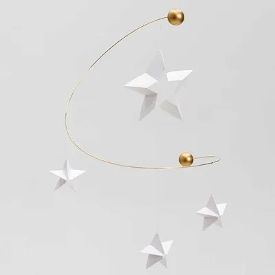 Produktbild von Flensted Mobiles Starry Night 4, Zimmerdecke, Folie, Holz