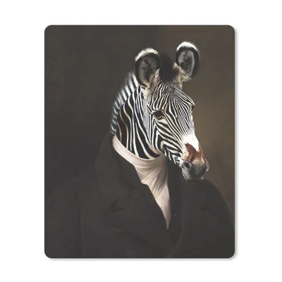 Produktbild von MuchoWow® Mauspad Mousepad Alte Meister - Zebra - Kunst 30x40 cm - Mousepads - Maus Mat - Pad - Mausunterlage - Mausmatten