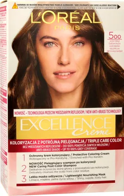 Obrázek produktu pro L'Oreal Paris Excellence Creme Farba do włosów 500 Jasny Brąz