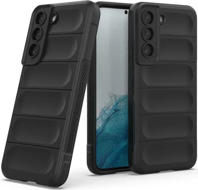 Produktbild von Handy Hülle für Samsung Galaxy S22 Grip Case Cover Schutzhülle Softgrip Farbe: Schwarz