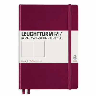 Produktbild von Leuchtturm 359697, Einfarbig, Rot, A5, 251 Blätter, 80 g/m², Hardcover