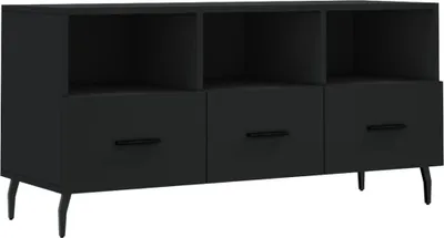 Obrázek produktu pro vidaXL TV skříňka černá 102x36x50 cm Dřevěný materiál
