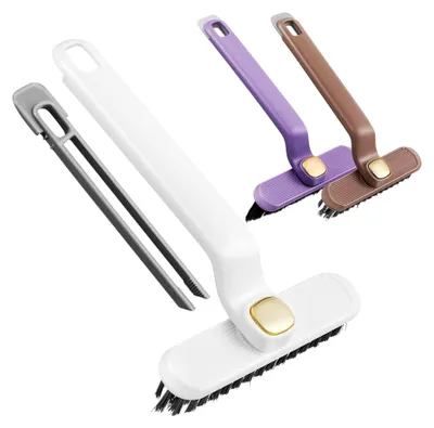 Produktbild von 3-teiliges Reinigungsbürsten-Set mit Fugenbürste für Badewannen und Spaltreinigung zur gründlichen Reinigung von Fliesen und Duschen