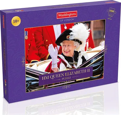 Zdjęcie produktu dla WADDINGTONS Puzzle Jej Wysokość Elżbieta II - Portret 1000 elementów