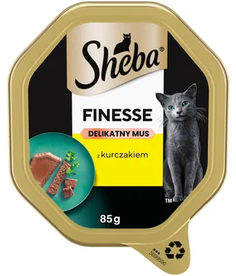 Produktbild von Sheba Finesse Tray 85g Alleinfuttermittel für Katzen mit Hühnermousse