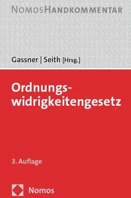 Immagine prodotto di Ordnungswidrigkeitengesetz