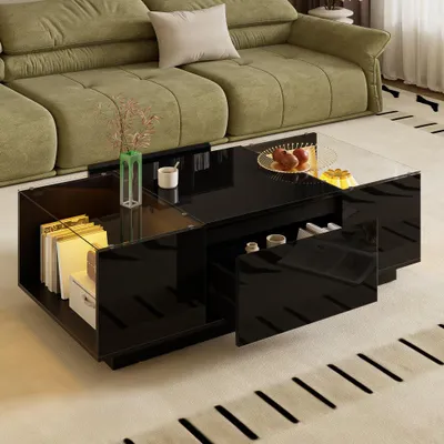 Image de Table basse - Table d'appoint - Table de salon - Table - Design moderne et minimaliste