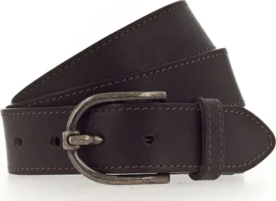 Produktbild von MUSTANG Leder Gürtel Leather Belt W75 Dark Brown dunkelbraun