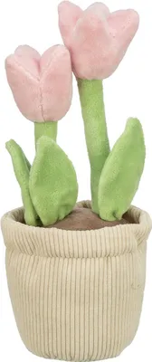Immagine prodotto di Trixie Tulipani in vaso, peluche per cani, 27 cm - OFFERTA LIMITATA