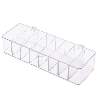 Produktbild von Kabel Aufbewahrungsbox,Transparenter Kabel Aufbewahrungsbox für Schreibtisch Aufbewahrung, Büro, Heimgebrauch,(26*9*5,5cm-mit Deckel)