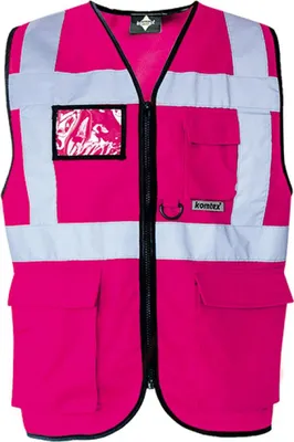 Immagine prodotto di Korntex KXMF | Gilet di segnalazione multifunzione Executive - Colore: Magenta - Taglia: XXL